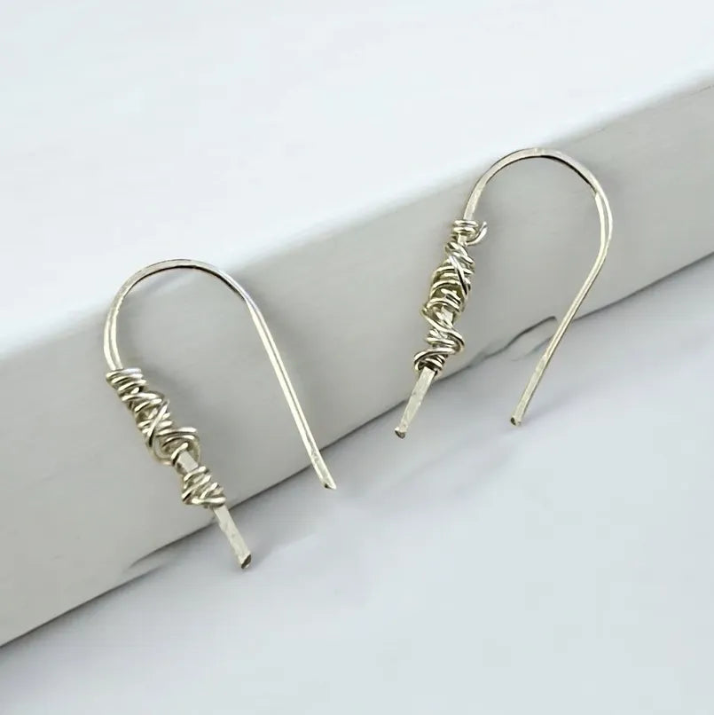 Silver Threader Earrings