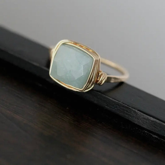 Aquamarine Cocktail Ring